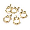 Tibetan Style Alloy Chandelier Components Links PALLOY-K209-02A-AG-1