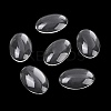 Transparent Oval Glass Cabochons X-GGLA-R022-30x20-2