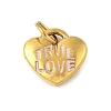 304 Stainless Steel Enamel Charms LS-STAS-M120-06C-G-1