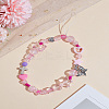 1Pc Resin & Crystal & Alloy and Plastic Mobile Straps for Women HJEW-LP0001-23-1