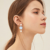 304 Stainless Steel Stud Earring Findings EJEW-SP0001-17C-5