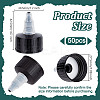 Plastic Twist Bottle Cap SRIB-WH0148-392-2