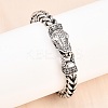 316 Surgical Stainless Steel Link Bracelets BJEW-C125-13-1