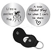 1Pc Stainless Steel Commemorative Coins AJEW-CN0001-95A-1