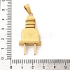 PVD Vacuum Plating 304 Stainless Steel Pendants STAS-L081-041G-1-3