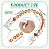 1Pc Resin Oval Link Purse Chains with Alloy Clasps FIND-PH0028-19A-4