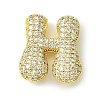 Rack Plating Brass Cubic Zirconia Pendants KK-S378-02G-H-1