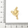 Brass Micro Pave Cubic Zirconia Pendants KK-F905-21G-02-3