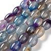 Natural Agate(Dyed & Heated) Beads Strands G-M446-D01-01B-2