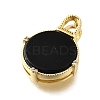Brass Micro Pave Cubic Zirconia Pendants KK-S523-16G-B-2