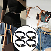 PU Leather Choker Necklaces with Alloy Clasp LS-AJEW-WH0348-131A-6