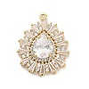 Brass Pendants KK-V006-01G-08-2