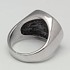 Tarnish Resistant Unique Men's Wide 304 Stainless Steel Finger Rings RJEW-F006-032-3