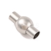 Tarnish Resistant 304 Stainless Steel Magnetic Clasps with Glue-in Ends STAS-E049-19-2