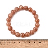 10MM Natural Sunstone Round Beaded Stretch Bracelets for Women GG-CBA3F02-11B-5
