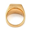 Square 304 Stainless Steel Glass Finger Rings RJEW-D083-14G-01-3