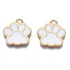 Alloy Enamel Pendants ENAM-T016-22LG-B-RS-2