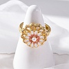 Dasiy Rotatable Open Cuff Rings for Women LS-RJEW-C118-06G-3