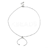 304 Stainless Steel Singapore Chain Necklace Making AJEW-JB01333-02-2