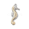 304 Stainless Steel Pendants STAS-A126-03C-GP-1