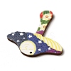 Printed Wooden Pendants LS-WOOD-B007-01A-3