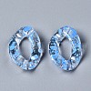 Transparent Spray Paint Acrylic Linking Rings TACR-Q276-001E-3