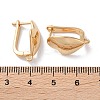 Brass Hoop Earrings Findings KK-B105-05G-02-3