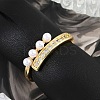 Brass Micro Pave Clear Cubic Zirconia Finger Rings for Women RJEW-R011-08G-02-2