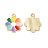 Alloy Enamel Pendants ENAM-C005-07G-1