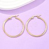 Ion Plating(IP) 304 Stainless Steel Hoop Earrings EJEW-N0016-11G-E-4