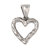304 Stainless Steel Pendants STAS-B167-02P-1