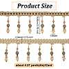 4M Polyester Fringe Lace Ribbon DIY-OC0013-57C-2