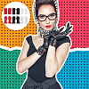 6 Pairs 6 Style Flower Pattern Lace Gloves AJEW-GA0006-10-5