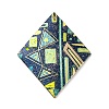 Geometric Alloy Sheet Printed Pendant Earrings Accessories PALLOY-E139-01G-11-1