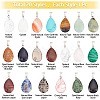 DIY Teardrop Pendant Necklaces Making Kits DIY-SC0001-33-2