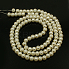 Glass Pearl Beads Strands X-HY-3D-B02-2