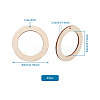 Undyed Wood Pendants WOOD-TA0001-46B-9