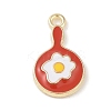 Food Series Alloy Enamel Pendants ENAM-Z010-04D-KCG-1