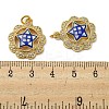 Brass Micro Pave Cubic Zirconia Pendants KK-H457-02G-01-3