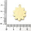304 Stainless Steel Enamel with Crystal Rhinestone Pendants STAS-G371-03G-02-3