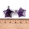 Natural Amethyst Pendants G-Q172-09P-07-3