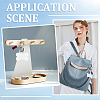 DIY Blank Double-sided Heat Transfer Aluminium Pendant Keychain Making Kits DIY-SP0005-26C-4