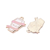 Halloween Theme Alloy Enamel Pendants ENAM-T020-07H-1