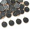 35Pcs Alloy Enamel Pendants ENAM-YW0008-01C-1