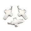 Tarnish Resistant Cross 304 Stainless Steel Surface Pendants LS-STAS-D146-03-2