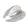 Brass Crystal Rhinestone 3D Hollow Angel Wings Chandelier Component Links KK-A261-05P-2