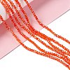 Electroplate Glass Beads Strands EGLA-R048-2mm-21-2