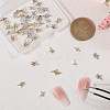 Star Alloy Rhinestone Cabochons MRMJ-CP0001-43C-3