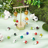 300Pcs 10 Colors Opaque Glass Beads GLAA-GO0001-02-6