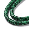 Synthetic Imitation Malachite Beads Strands G-P468-15-4